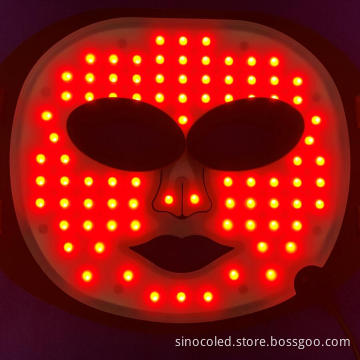 LED Lighting Facial Mask with Chinese Medicine for Beauty Care